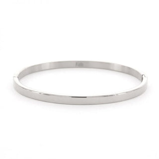 Kopen zilver Kalli bangle Armband basis shiny 2055 (18cm)