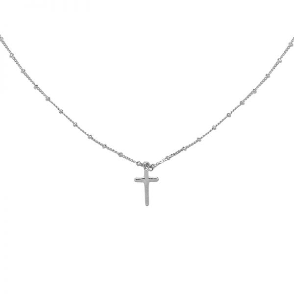 Yehwang Halskette Kreuz Silber