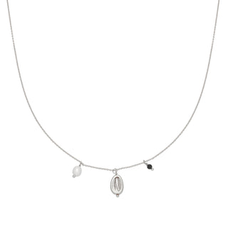 Yehwang Necklace shell pearl silver