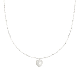Yehwang Necklace heart large silver