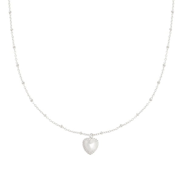 Yehwang Necklace heart large silver