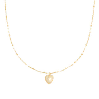 Yehwang Necklace heart large gold
