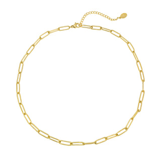 Yehwang Halskette mit großen Gliedern aus Gold