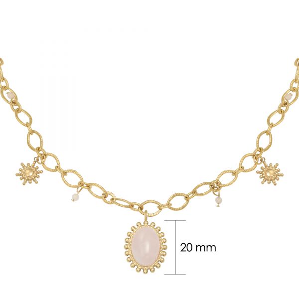 Yehwang Necklace regal quartz gold