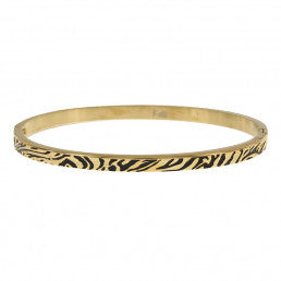 Koop gold Kalli bangle Bracelet zebra 2163 (18cm)