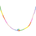 Bijoutheek Halskette Regenbogen mit Smiley-Blume