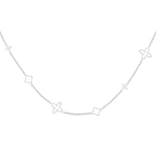 Koop silver Bijoutheek Necklace Charms clover