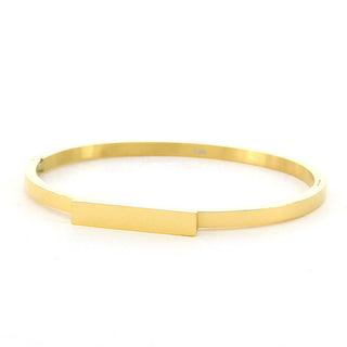 Kopen goud Kalli Armband (sieraad) Bangle Rechthoek (18cm)