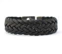 JOSH Black Bracelet - 24340-BRA-S/BLACK (LENGTH: 20.50-22.50 CM)