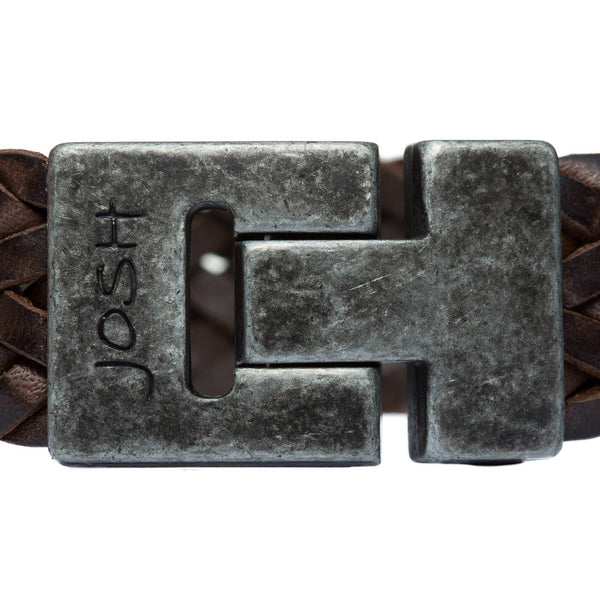 JOSH Vintage Brown Bracelet - 24340-BRA-S/VB/BROWN (LENGTH: 20.50-22.5