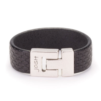 Josh Men's Bracelet - 24599 Black (LENGTH 20.5-22.5CM)