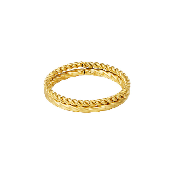 Yehwang Ring Double Turned Gold (Size 16-18)