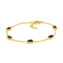 Kalli Kalli Bracelet (Jewelry) 5 Stones Black