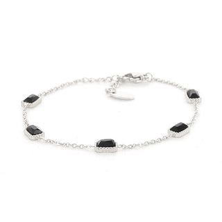 Koop silver Kalli Kalli Bracelet (Jewelry) 5 Stones Black