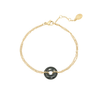 Yehwang Bracelet ring black gold
