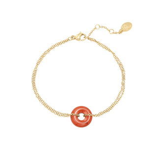 Yehwang Bracelet ring chestnut gold