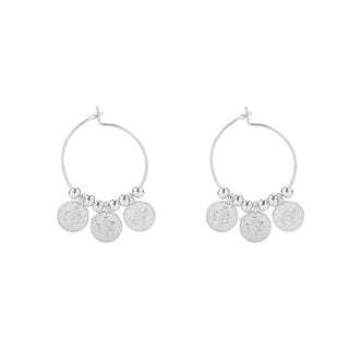 Yehwang Earring ring coins gold