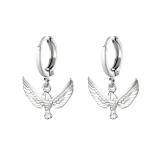 Koop silver Yehwang Earrings Bird Of Freedom