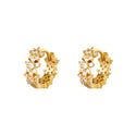 Bijoutheek Earrings Monarch Crystal