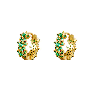 Koop green Bijoutheek Earrings Monarch Crystal