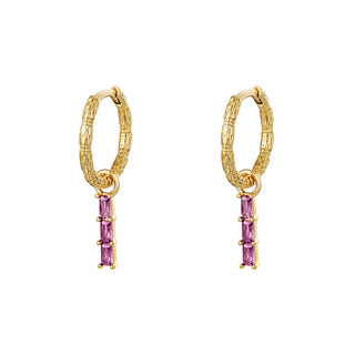 Koop purple Yehwang Earrings Earring Bamboo Zirconia