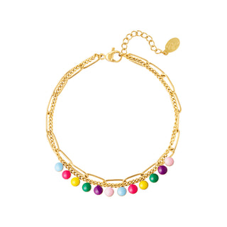 Koop gold Yehwang Bracelet (jewelry) Rounds Multi Enamel Multi