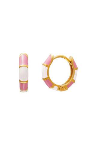 Koop pink Bijoutheek Earrings Enamel