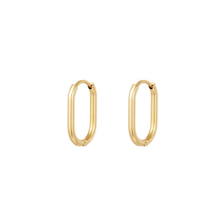 Koop gold Bijoutheek Earrings Hoop Thin
