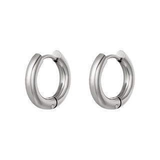 Koop silver Bijoutheek Earrings Steel (1.6cm x 3mm)