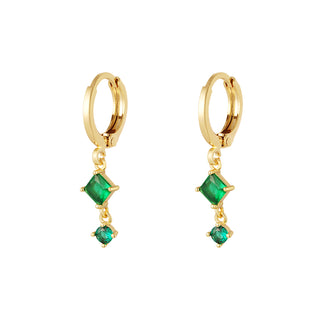 Koop green Bijoutheek Earrings 2 Stones