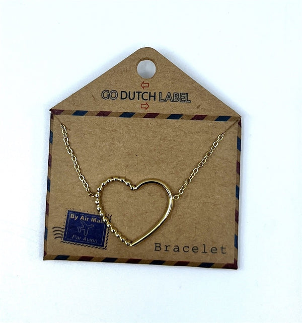 Go Dutch Label Bracelet (Jewelry) large heart