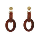 Camps & Camps Earrings Bold Round Chunky Chain