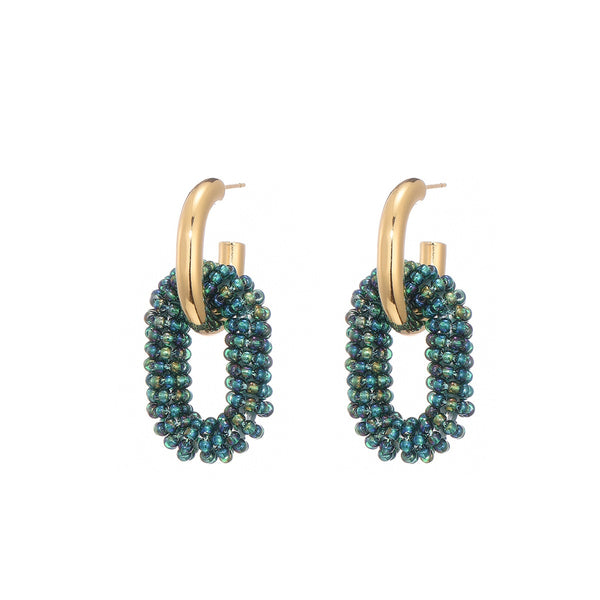 Bijoutheek Earrings Miyuki Beads