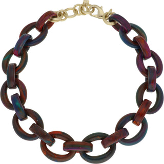 Kaufen lila Camps &amp; Camps – Runde, klobige Halskette mit auffälliger Kette