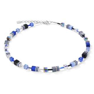 Coeur de Lion Geocube Necklace cobalt blue