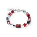 Coeur de Lion Geocube armband red-haematite