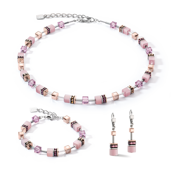 Coeur de Lion GeoCUBE® Iconic Gentle Multicolour necklace — Pearl Grant  Richmans