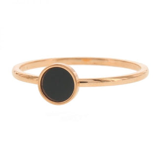 Koop rose Kalli ring Black Dot (16-19MM)