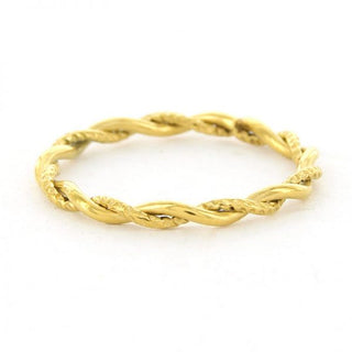 Buy goud Kalli ring gedraaid (16-19MM)