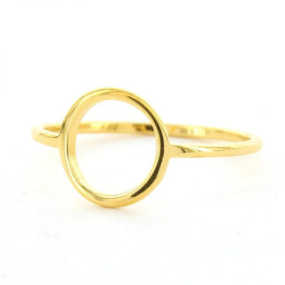 Buy goud Kalli ring open circle 4097 (16-19MM)
