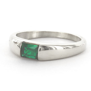 Kalli Ring (Jewelry) Set Stone Green (16-19MM)