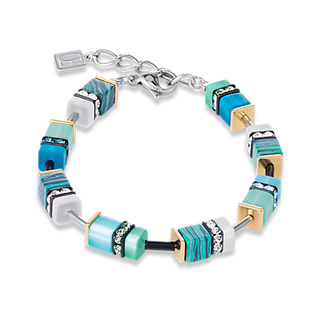 Coeur de Lion jewelry Geocube Bracelet Blue