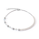 Coeur de Lion Geocube Halskette Precious Fusion Pearls Halskette weiß