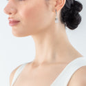 Coeur de Lion Geocube Earring Precious Fusion Pearls white