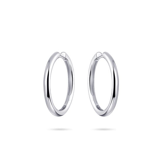 Gisser Jewels - Earrings rhodium-plated sterling silver - polished 