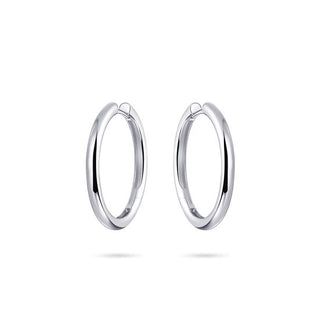 Gisser Jewels - Earrings rhodium-plated sterling silver - polished 