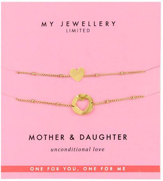 Kopen goud My Jewellery Mother & Daughter armband Heart goud of zilver
