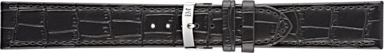 Morelatto horlogebandje zwart PMX019JUKE (Aanzetmaat 14-22MM)