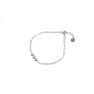 Koop silver Go Dutch Label Bracelet (Jewelry) 3 decorated large hearts