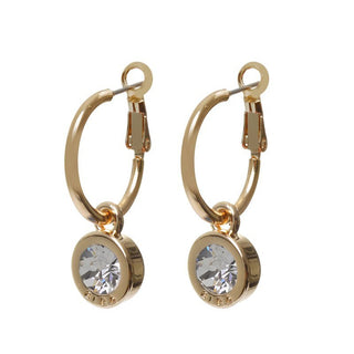 Koop white Biba earrings gold 8102